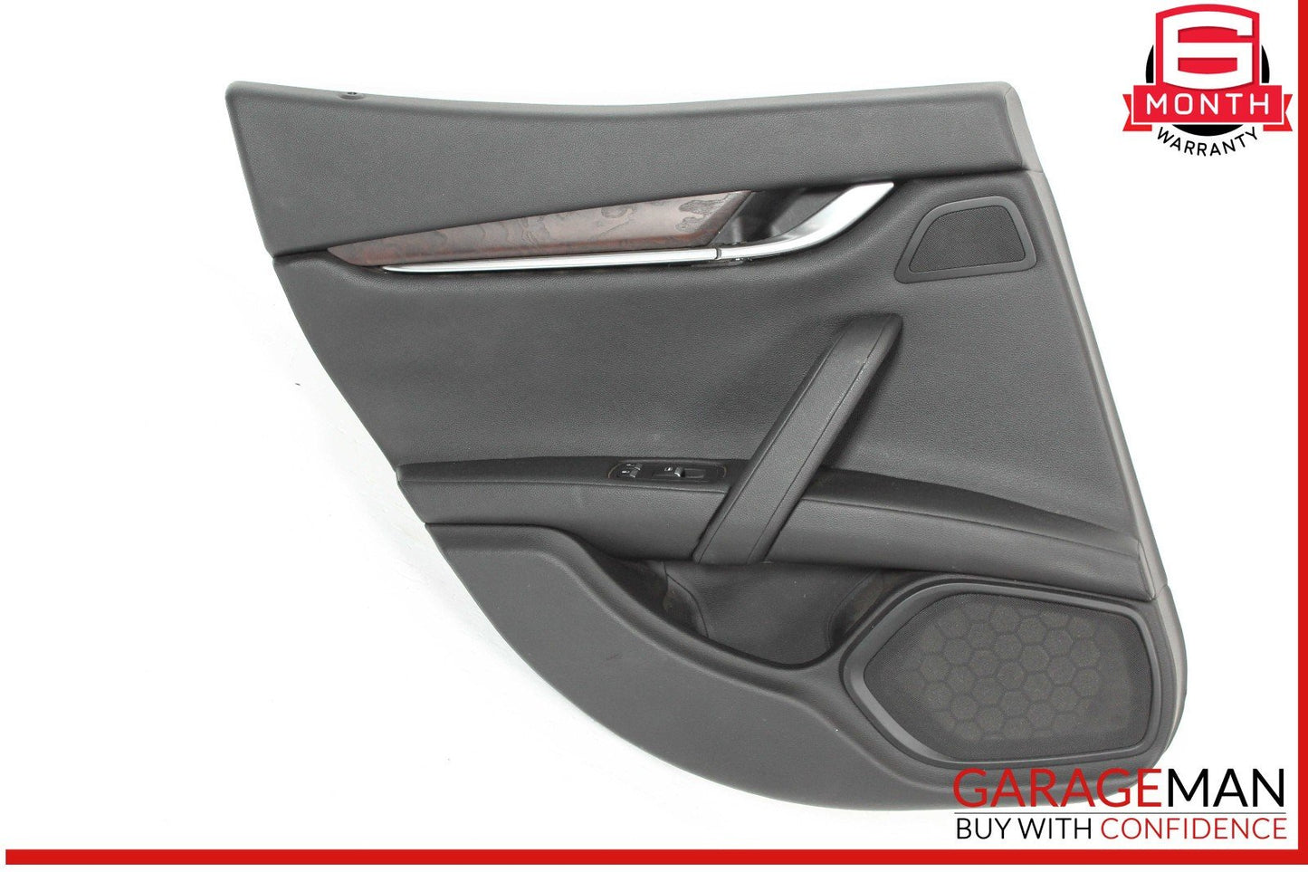 14-22 Maserati Ghibli M157 Rear Left Driver Side Interior Door Panel OEM
