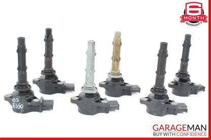 05-13 Mercedes X204 GLK350 E350 C300 M272 Ignition Coil Spark Plug Set of 6 Pc
