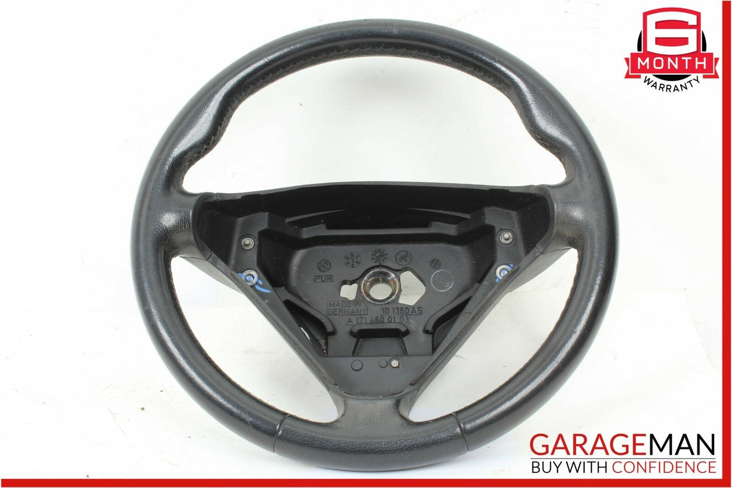 05-08 Mercedes R171 SLK280 C350 C230 Sport 3 Spoke Steering Wheel Black OEM