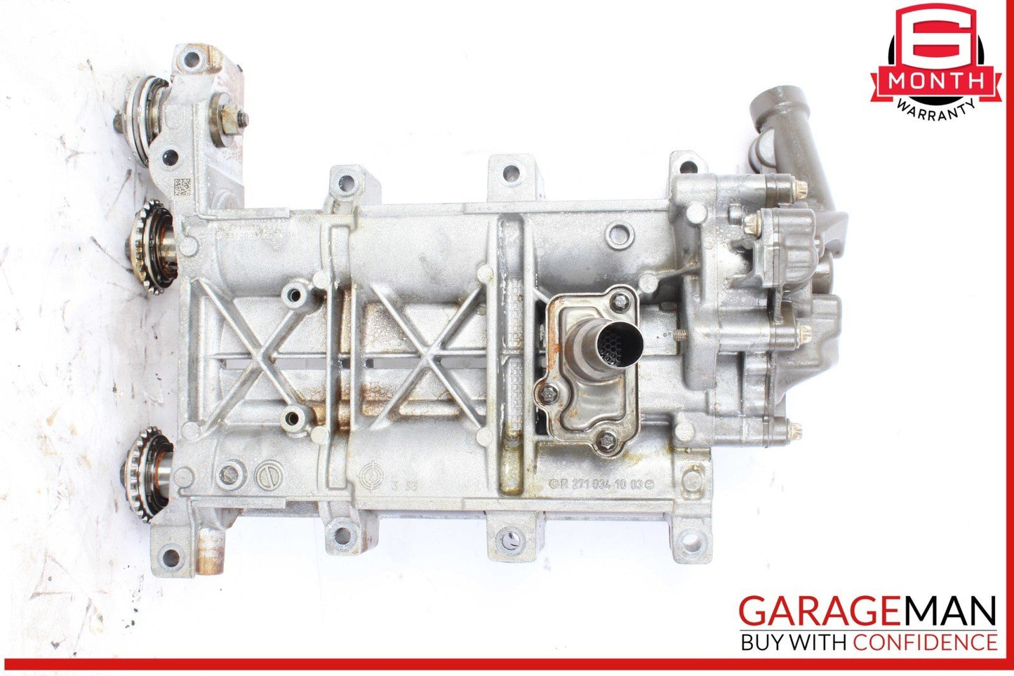 12-15 Mercedes W204 C250 SLK250 1.8L M271 Balance Shaft Housing Oil Pump OEM