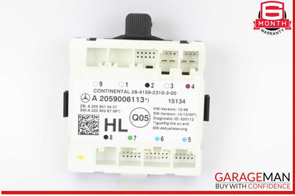15-18 Mercedes W205 C300 C400 Rear Left Driver Side Door Control Module Unit OEM