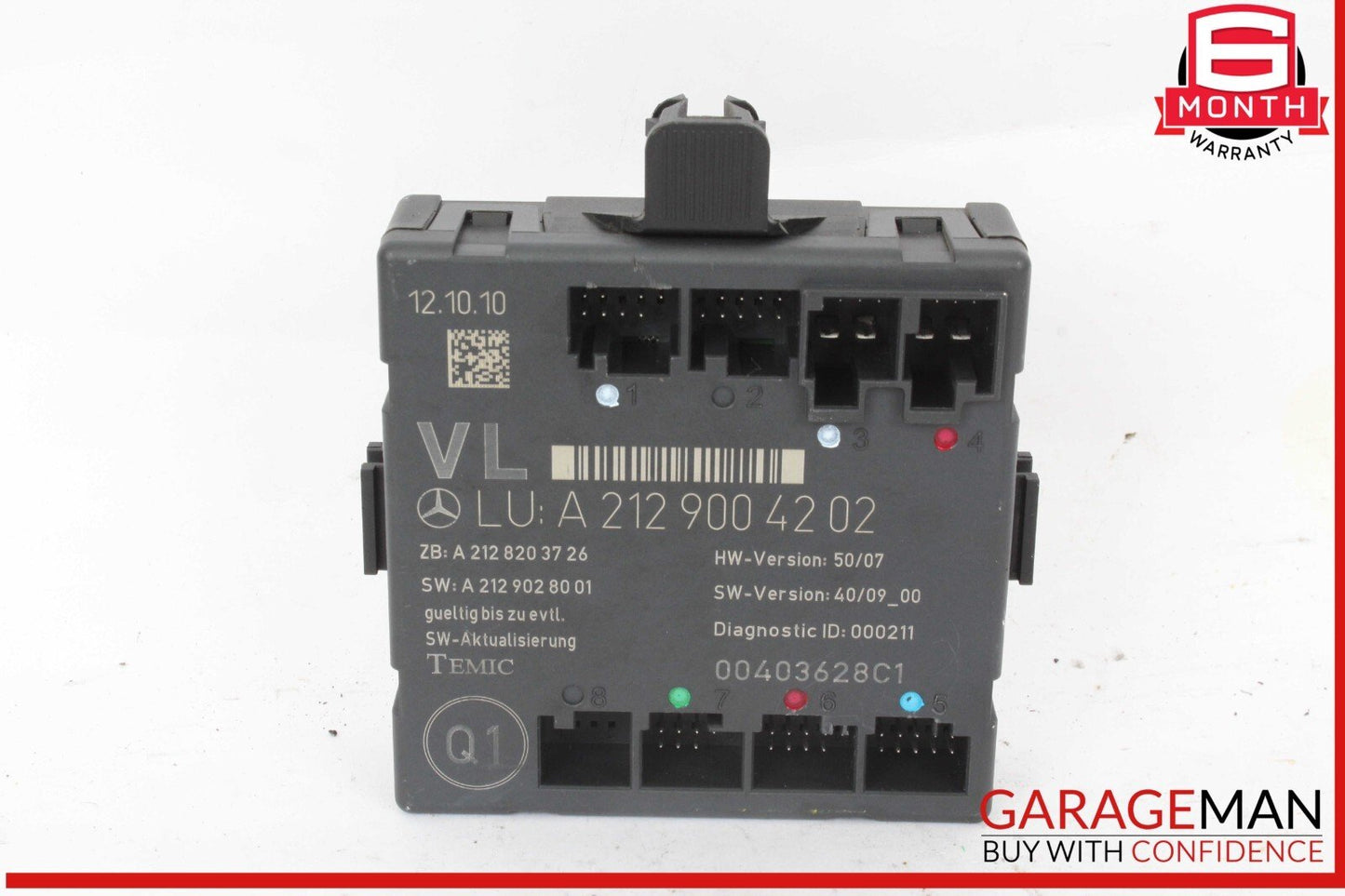 08-18 Mercedes W212 E350 Wagon Front Left Side Door Control Module Unit OEM