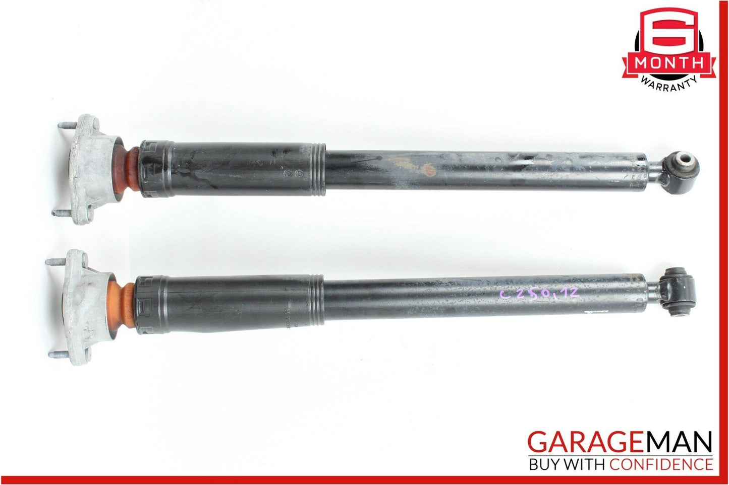 08-15 Mercedes W204 C250 C300 RWD Rear Right & Left Side Shock Absorber Struts