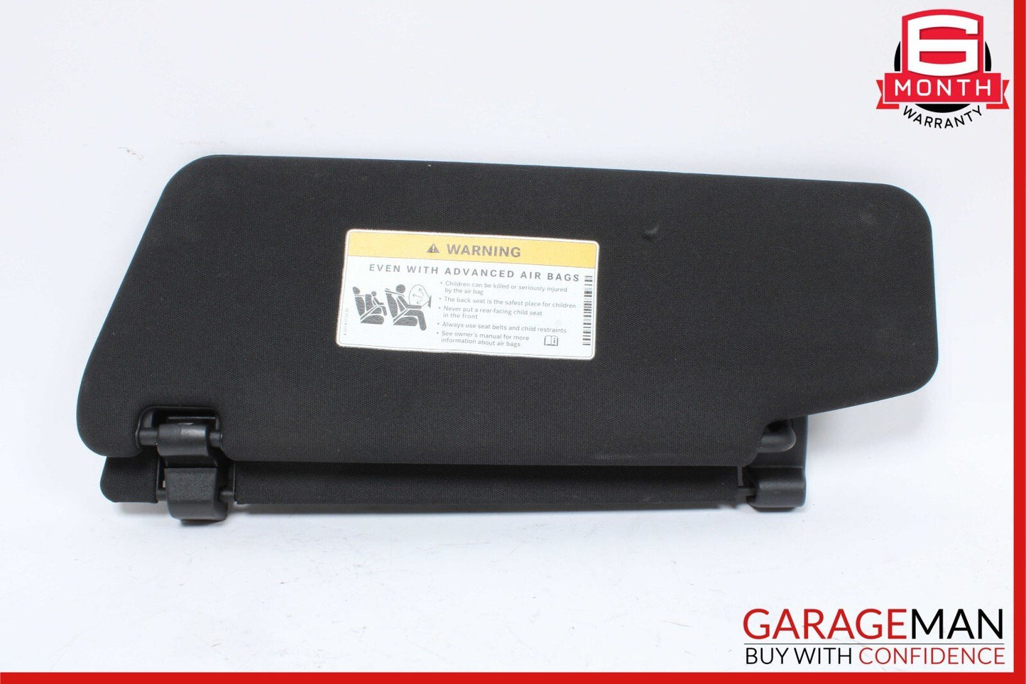 10-16 Mercedes W212 E350 E400 Right Passenger Side Sunvisor Sun Visor Black OEM