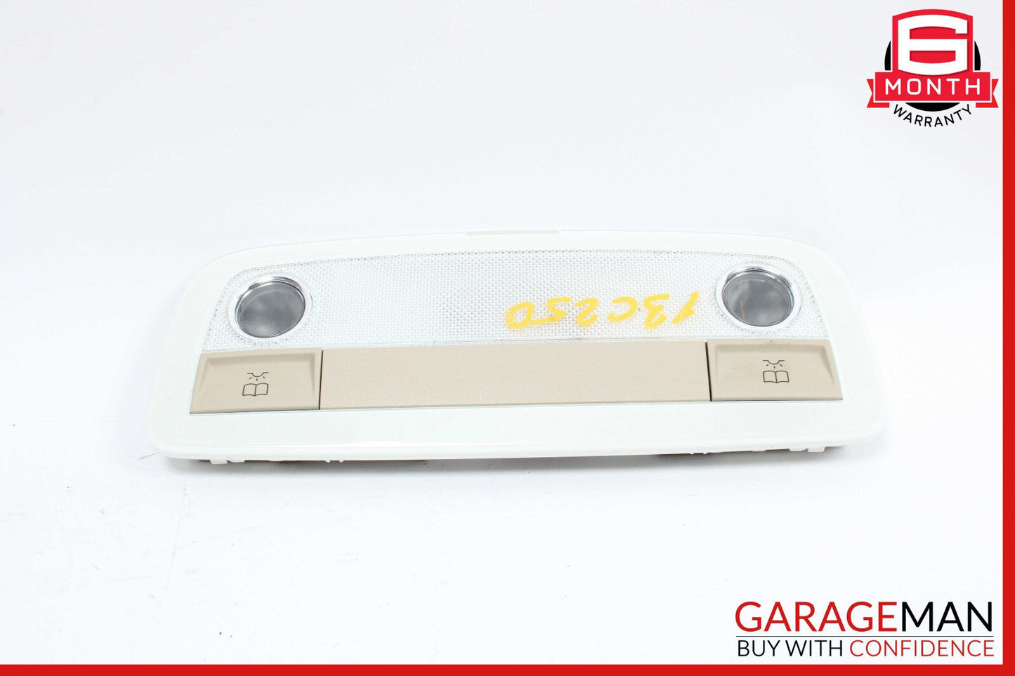 08-21 Mercedes W204 C250 GLK350 Rear Overhead Dome Light Beige 2048204901 OEM