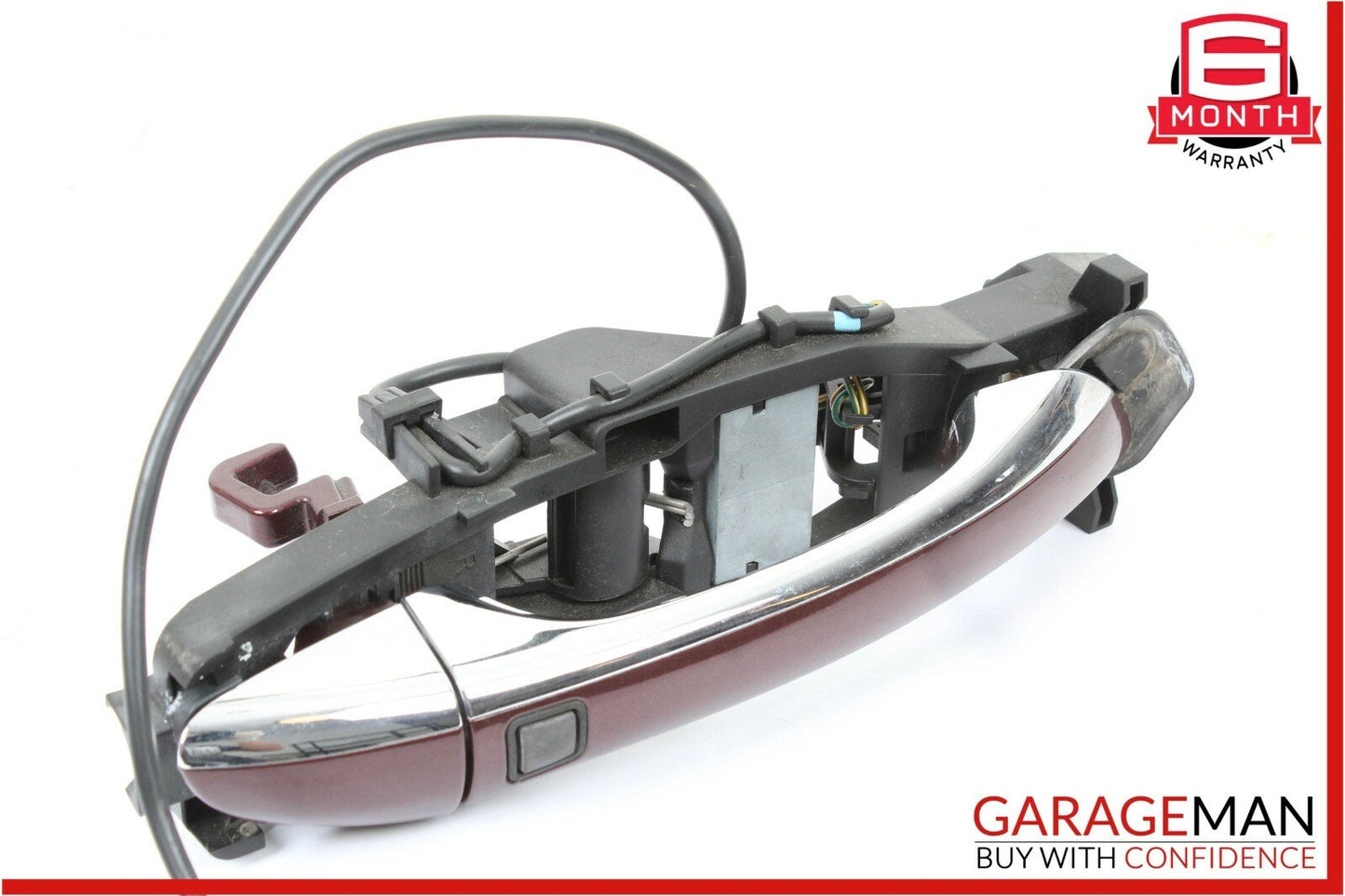 06-11 Mercedes W219 CLS500 Rear Right Side Exterior Door Handle Keyless Go Red