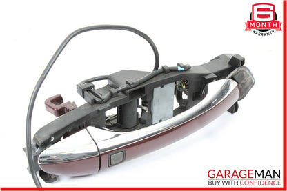 06-11 Mercedes W219 CLS500 Rear Right Side Exterior Door Handle Keyless Go Red