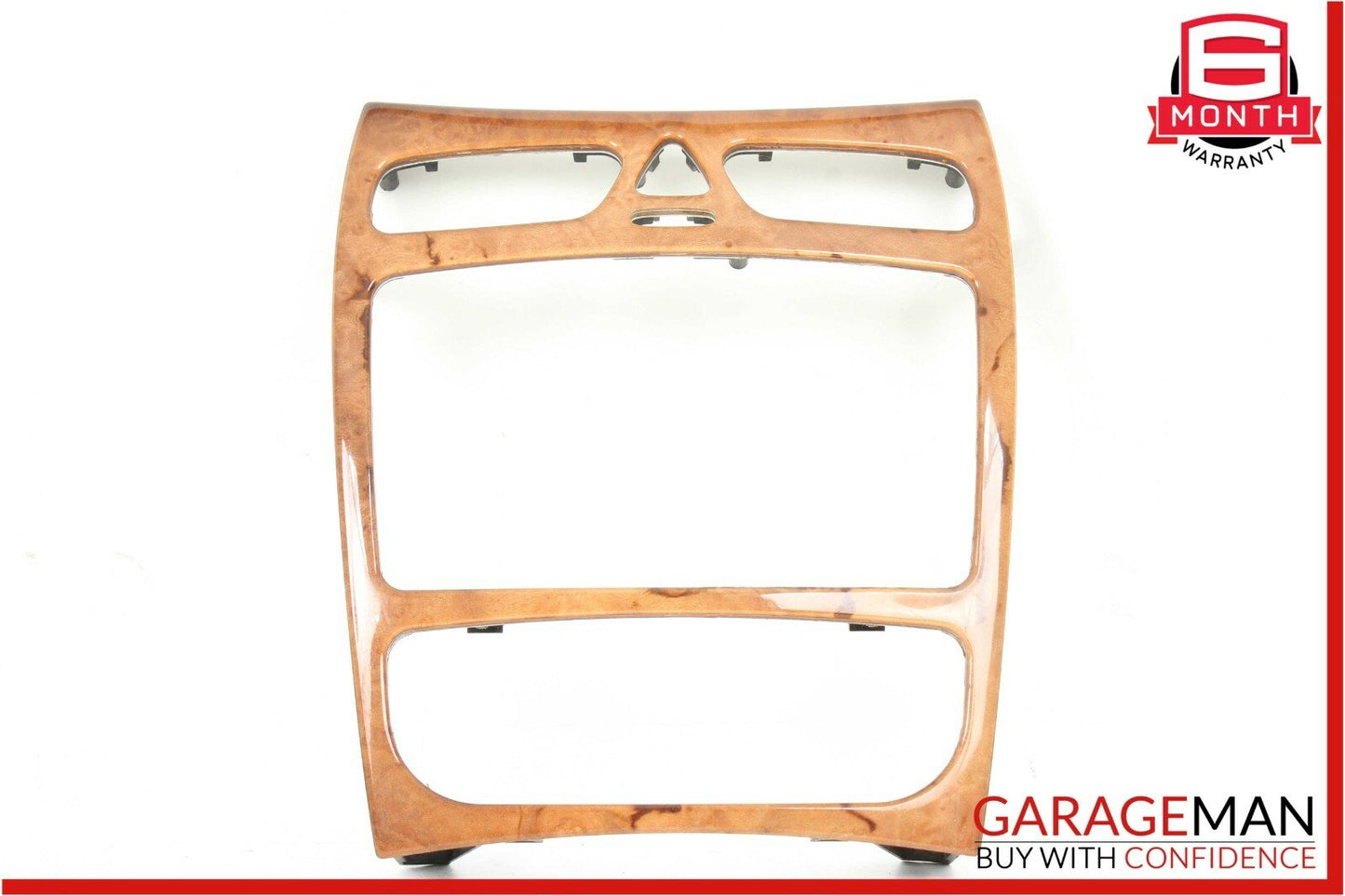 03-04 Mercedes W209 CLK500 CLK55 AMG Center Console Trim Bezel Cover Wood