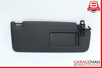 12-15 Audi A7 Front Right Passenger Side Sunvisor Sun Visor Shade Cover Black