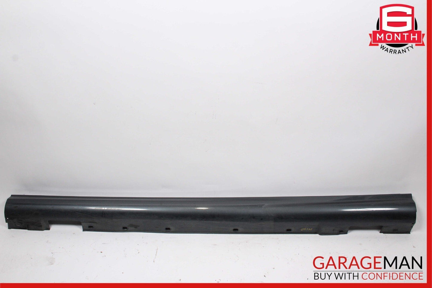 08-14 Mercedes W204 C250 AMG Sport Left Side Skirt Rocker Moulding Panel Gray