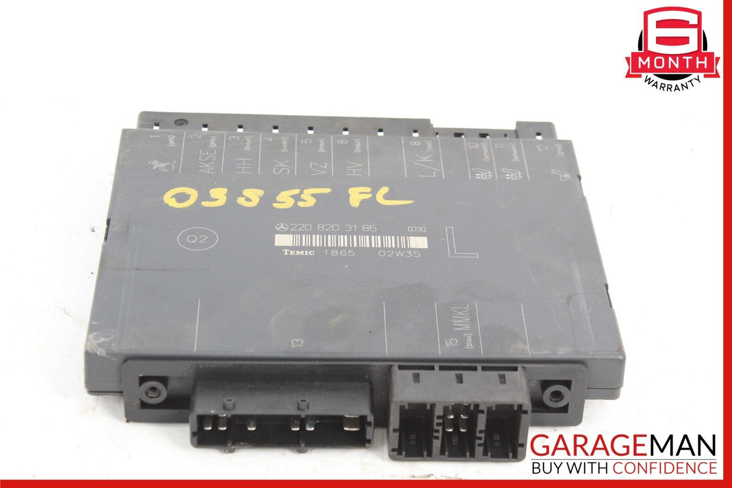 03-06 Mercedes W220 S55 AMG S500 Seat Control Module Front Left 2208203185 OEM