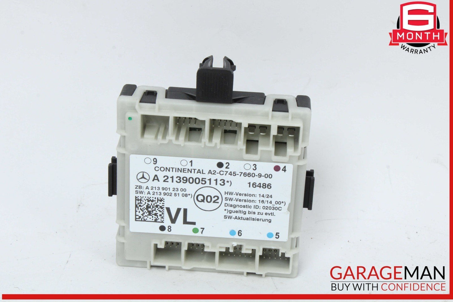 17-19 Mercedes W213 E300 E400 Front Left Side Door Control Module Unit OEM