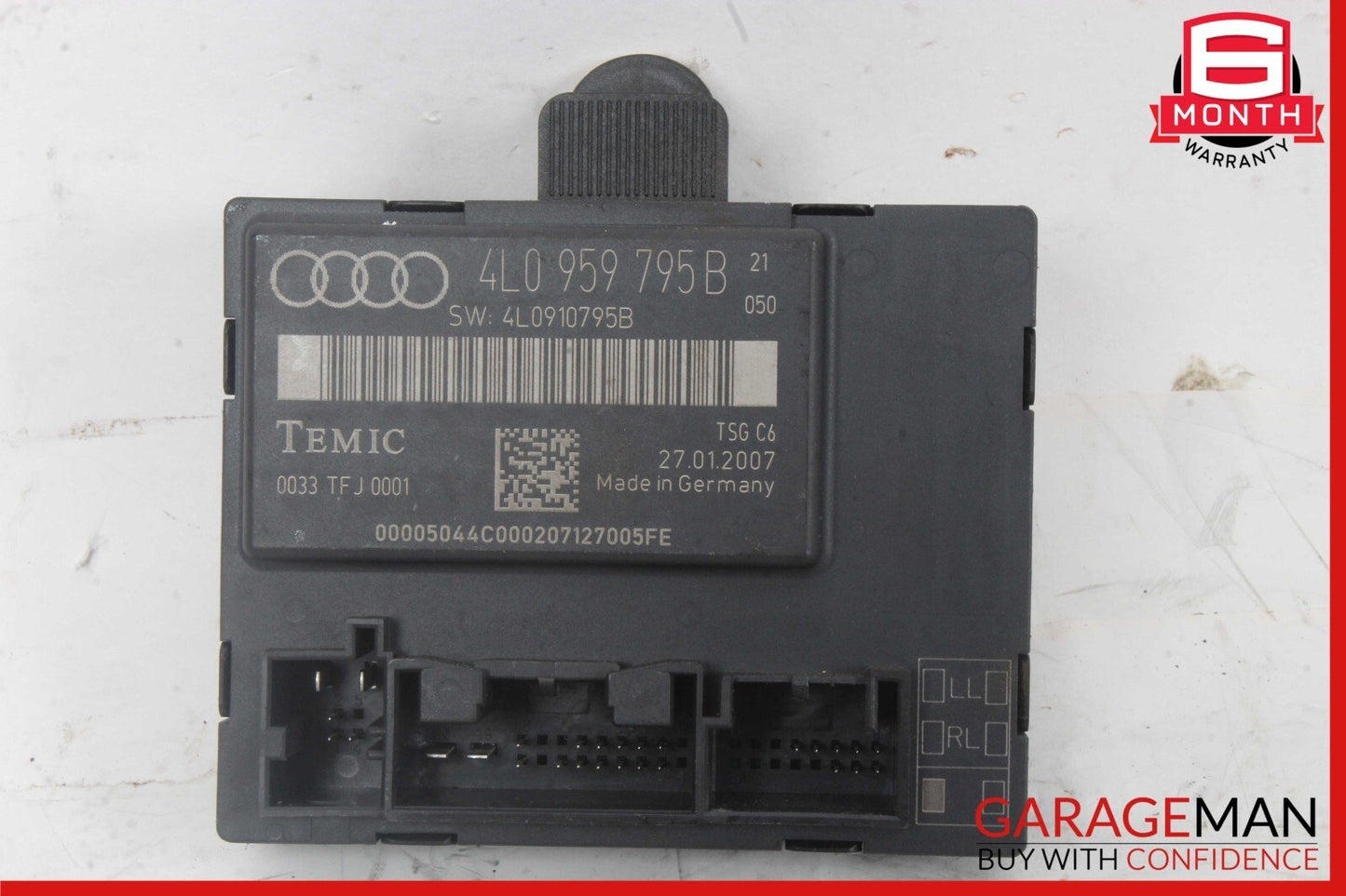 07-09 Audi Q7 Rear Left Driver Side Door Control Module 4L0959795B OEM