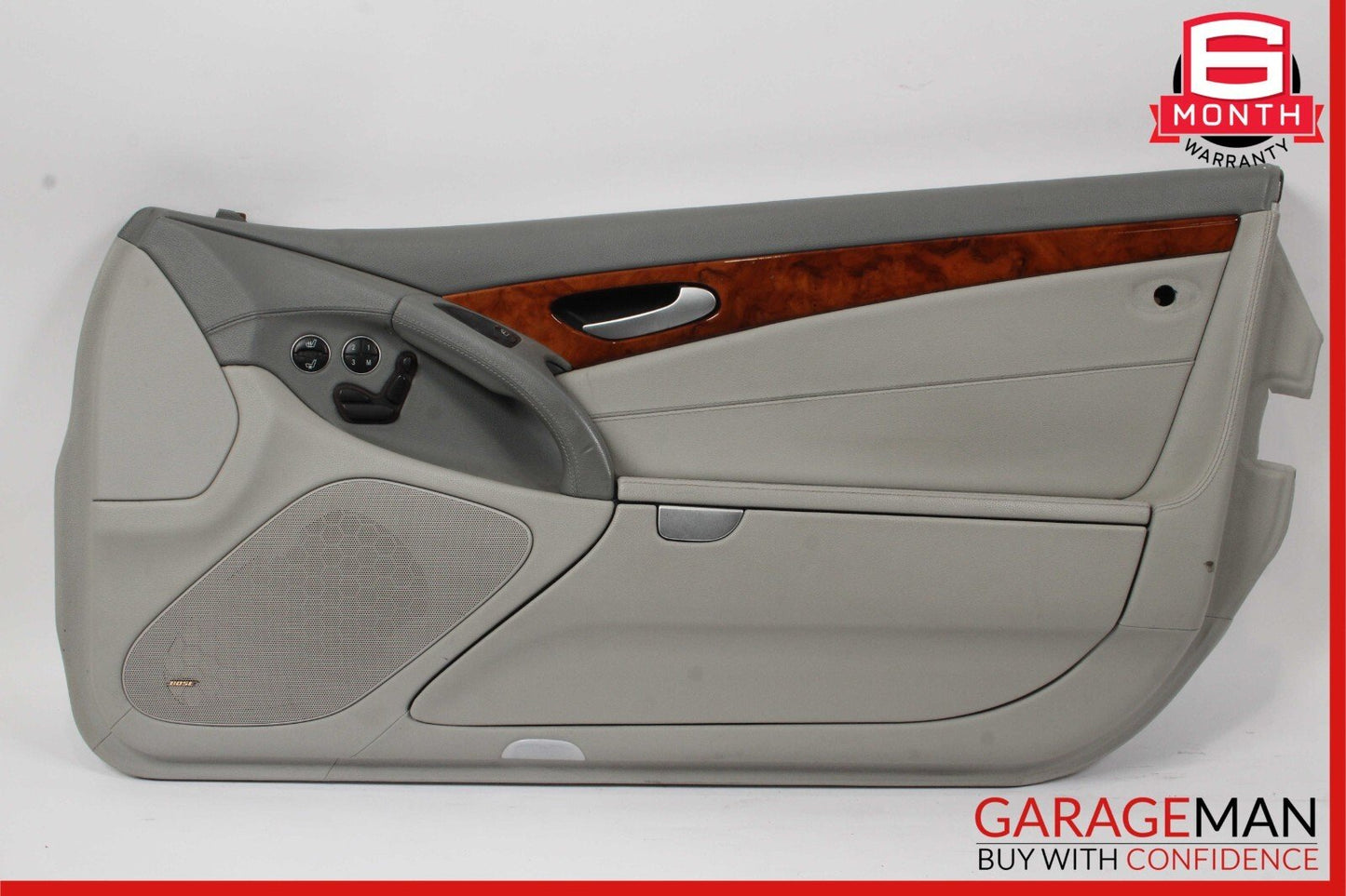 03-06 Mercedes R230 SL500 SL55 AMG Front Right Interior Door Panel Gray OEM