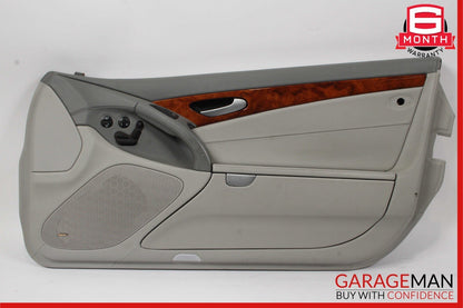 03-06 Mercedes R230 SL500 SL55 AMG Front Right Interior Door Panel Gray OEM
