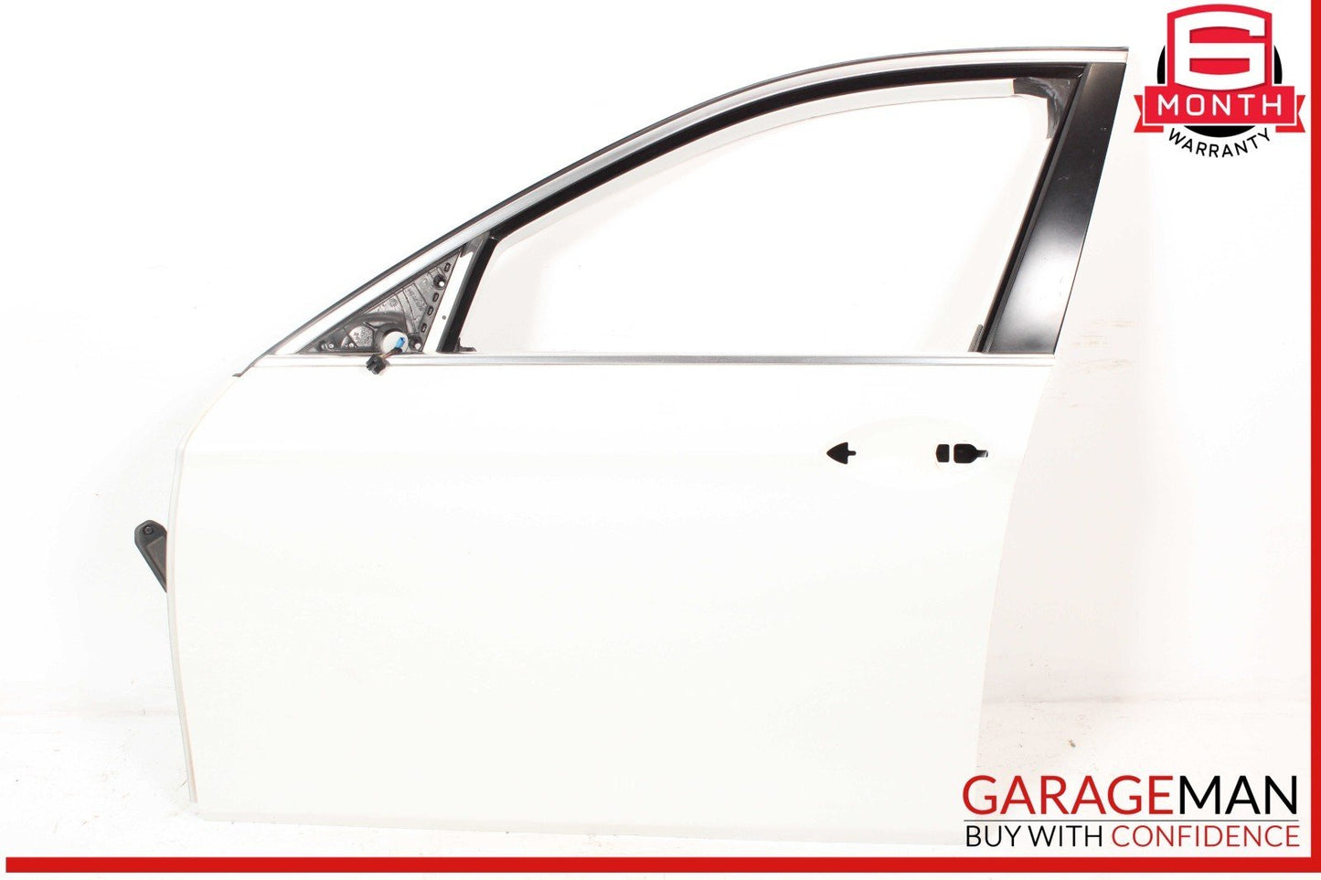 11-16 BMW 528i 535i 550i Front Left Driver Side Door Shell Panel White OEM