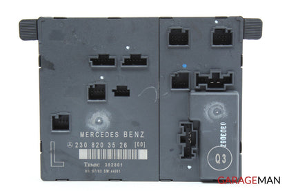 03-08 Mercedes R230 SL500 Front Left Side Door Computer Control Module Unit A115
