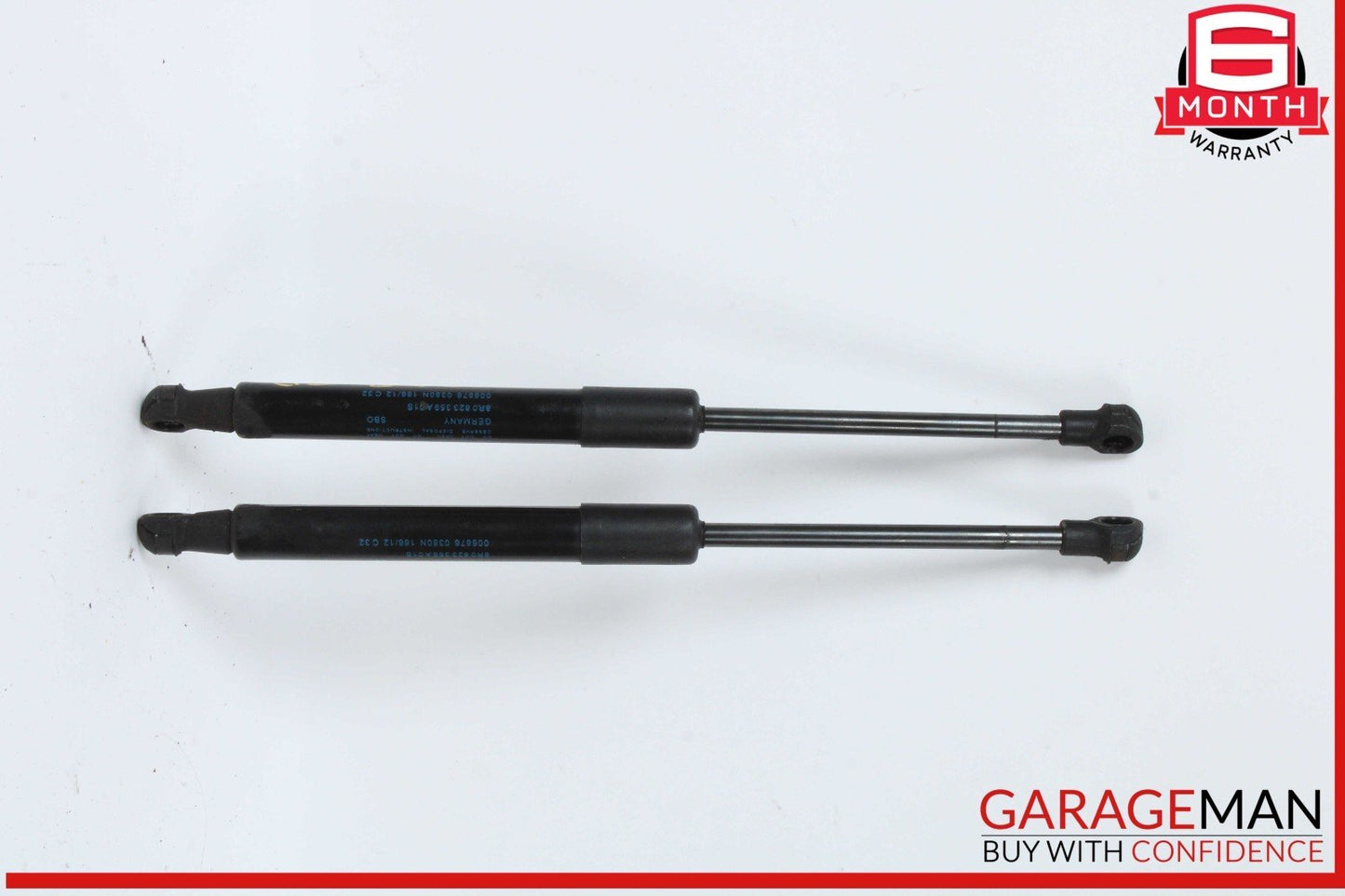 09-17 Audi Q5 SQ5 Front Left and Front Right Hood Support Strut Lift Cylinder