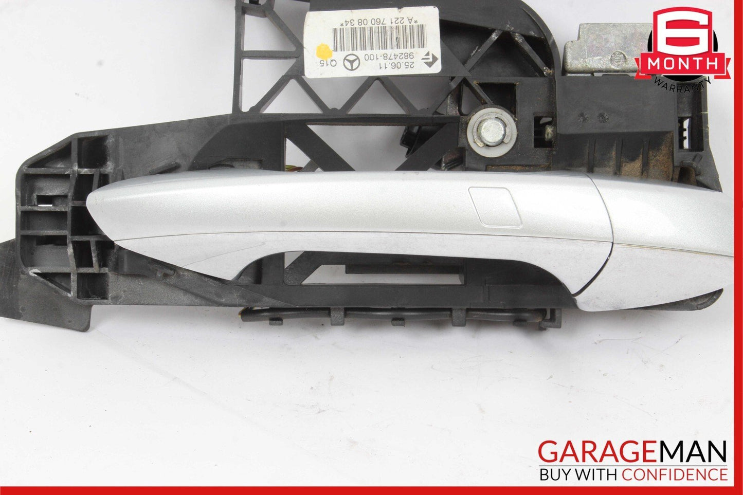 07-13 Mercedes W221 S400 S550 Rear Right Exterior Door Handle Keyless Go Silver