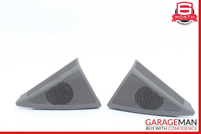 03-09 Mercedes W211 E350 E320 Front Right & Left Door Corner Speaker Set Gray