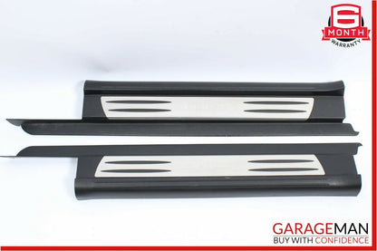 05-11 Mercedes R171 SLK280 Front Left & Right Door Step Sill Scuff Plate Set OEM