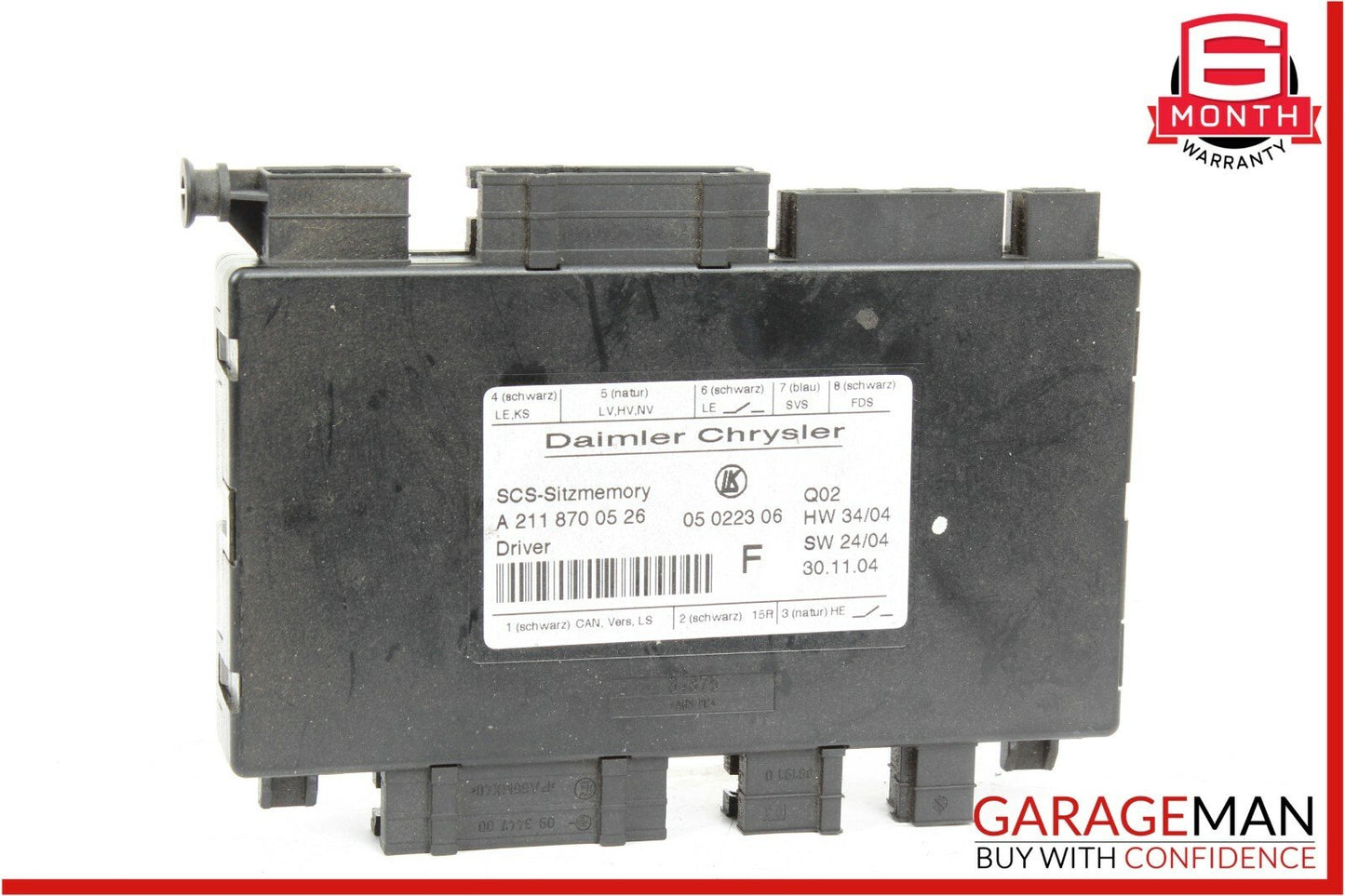 03-12 Mercedes E350 CLS500 GL550 Front Left Seat Control Controller Module OEM