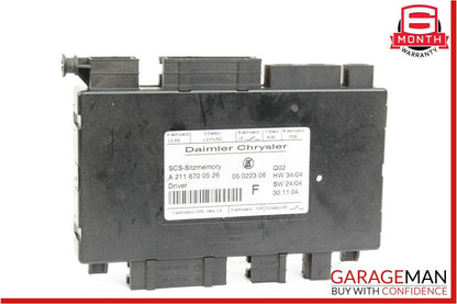 03-12 Mercedes E350 CLS500 GL550 Front Left Seat Control Controller Module OEM