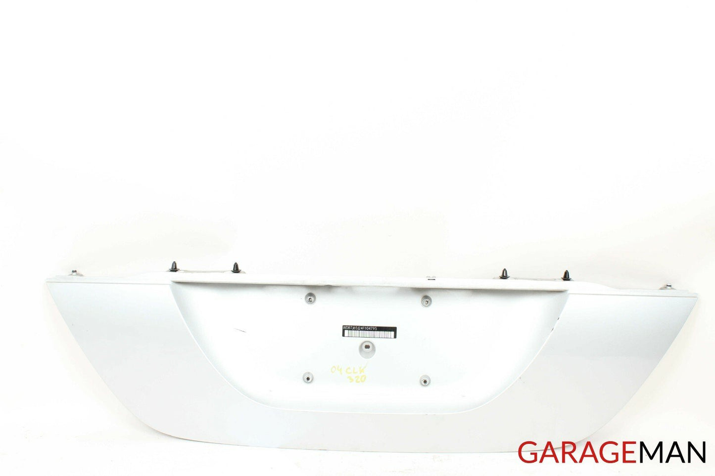 03-09 Mercedes W209 CLK320 CLK500 Rear Trunk Lid License Plate Holder Panel OEM
