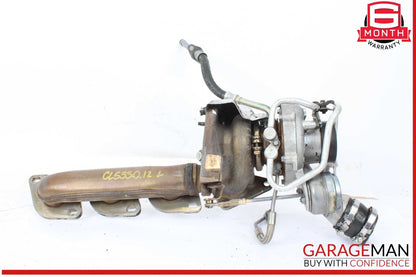 11-18 Mercedes W218 CLS550 4.7L V8 Left Side Turbocharger Turbo Charger Manifold