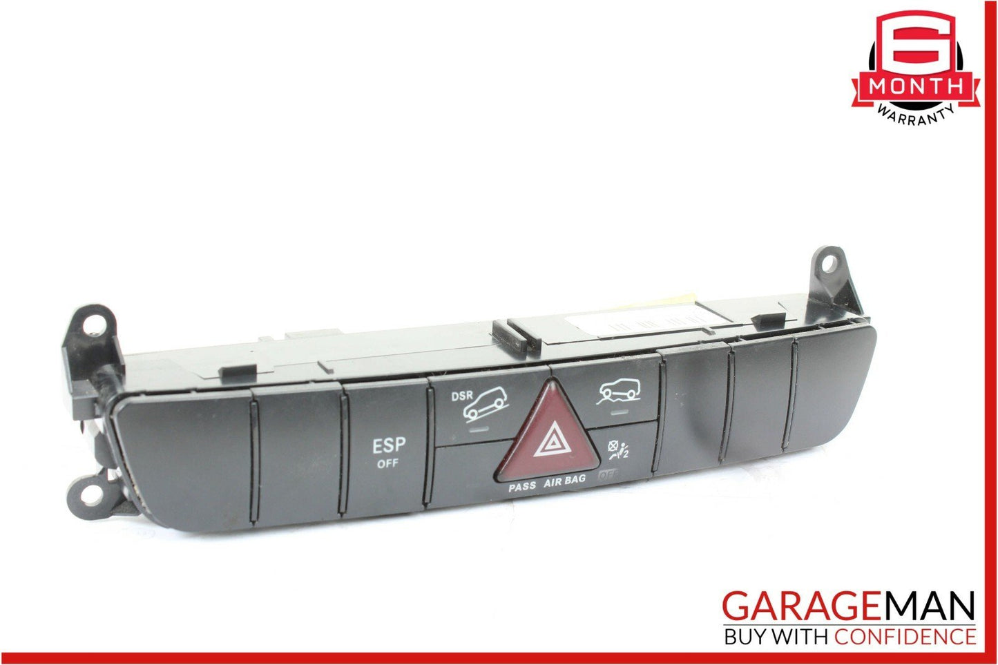 06-11 Mercedes W164 ML350 Center Dash ESP Hazard Light Switch Control Module OEM
