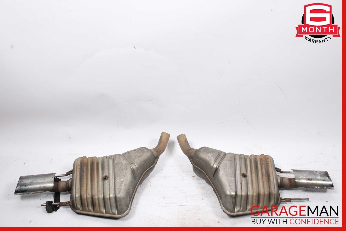 07-09 Mercedes W221 S600 S550 AMG Sport Rear Exhaust Muffler Tips Set of 2 Pc