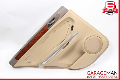 06-12 Mercedes W164 ML350 Rear Left Driver Side Interior Door Panel Brown