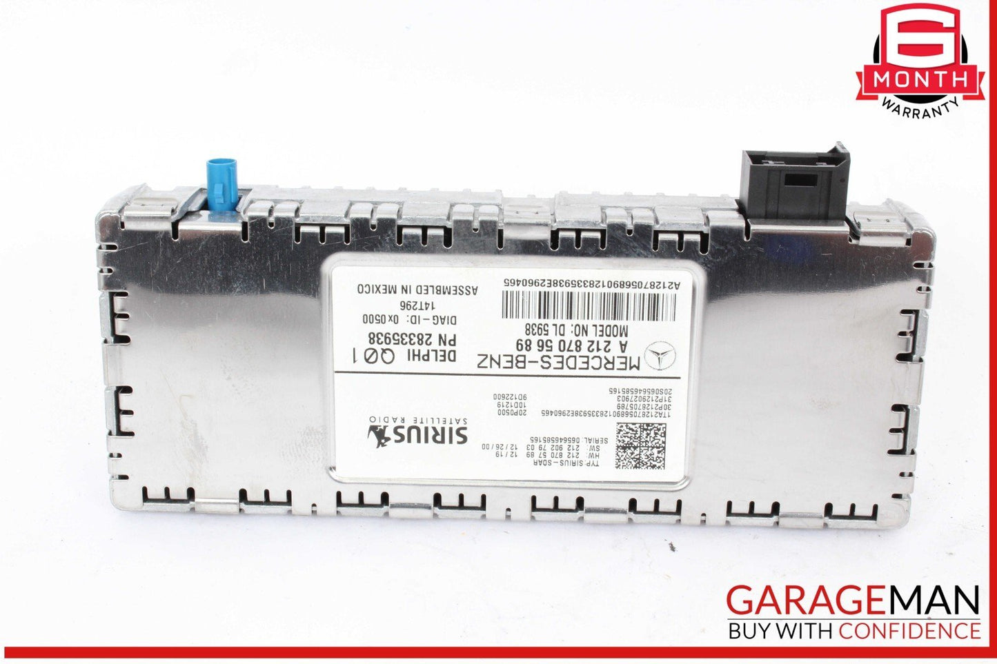10-17 Mercedes X166 GL450 E350 Sirius Satellite Radio Receiver Module Unit OEM