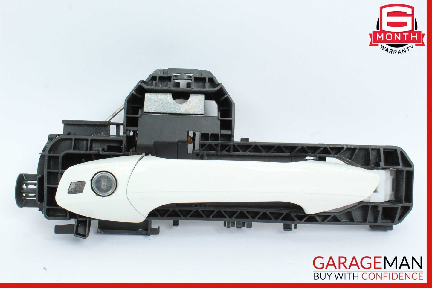12-15 Mercedes W204 C250 Front Left Driver Side Exterior Door Handle White OEM
