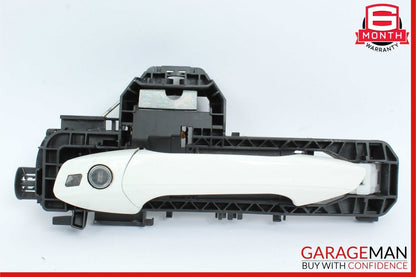12-15 Mercedes W204 C250 Front Left Driver Side Exterior Door Handle White OEM