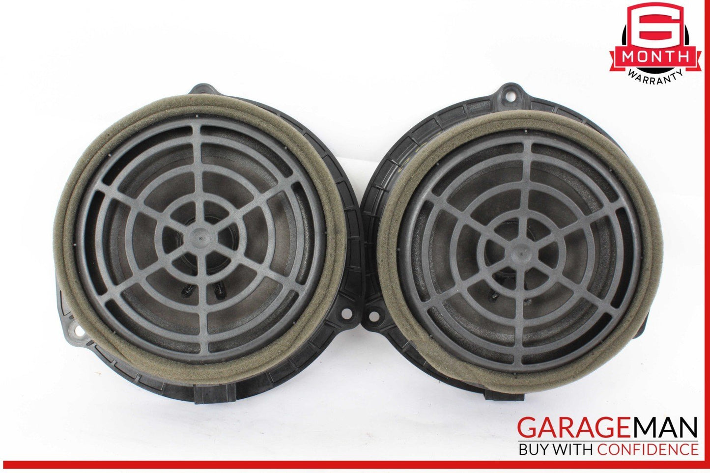 12-18 Audi A7 Rear Right & Left Side Door Sound Audio Speakers Set of 2 Pc OEM