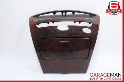 07-13 Mercedes W216 CL550 Center Console Comand Head Unit Bezel Trim Assy Wood