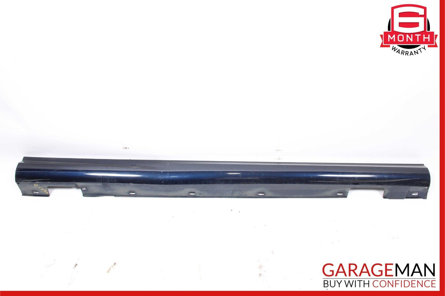08-14 Mercedes W204 C250 AMG Sport Sedan Right Side Skirt Rocker Panel Blue