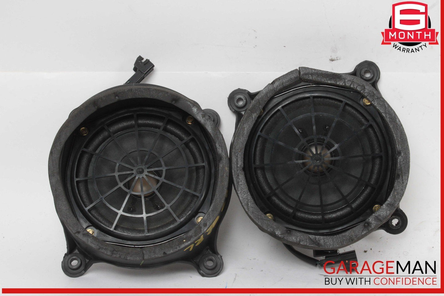98-05 Mercedes W163 ML500 Rear Right & Left Side Door Audio Speakers Set OEM