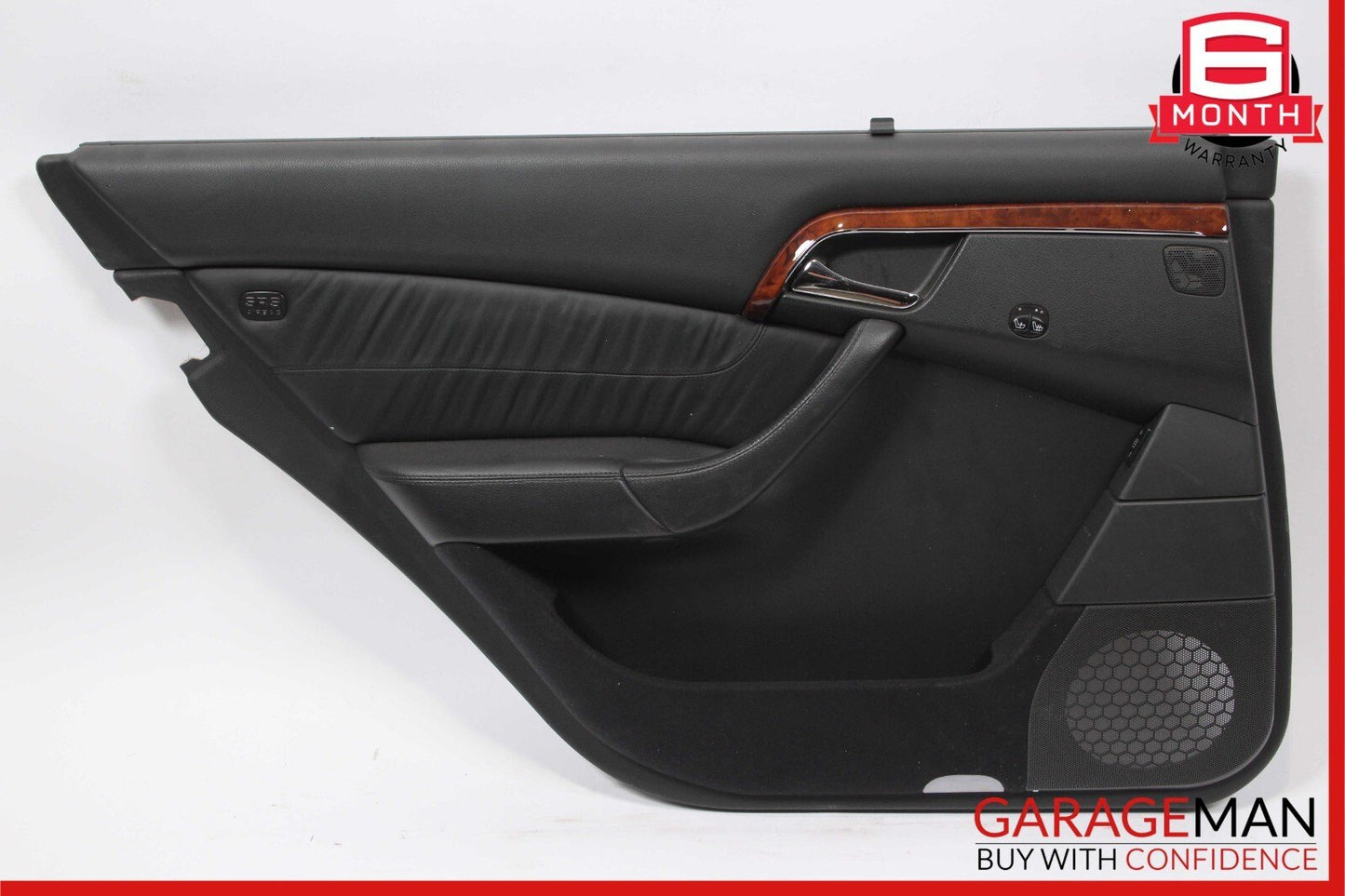 00-06 Mercedes W220 S55 AMG Rear Left Interior Door Panel Sunshade Assembly OEM
