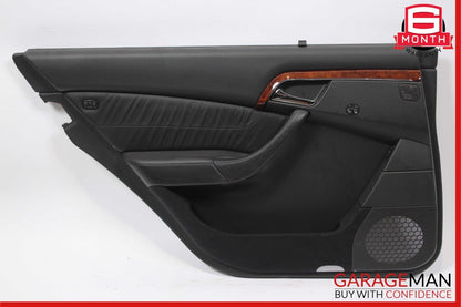 00-06 Mercedes W220 S55 AMG Rear Left Interior Door Panel Sunshade Assembly OEM