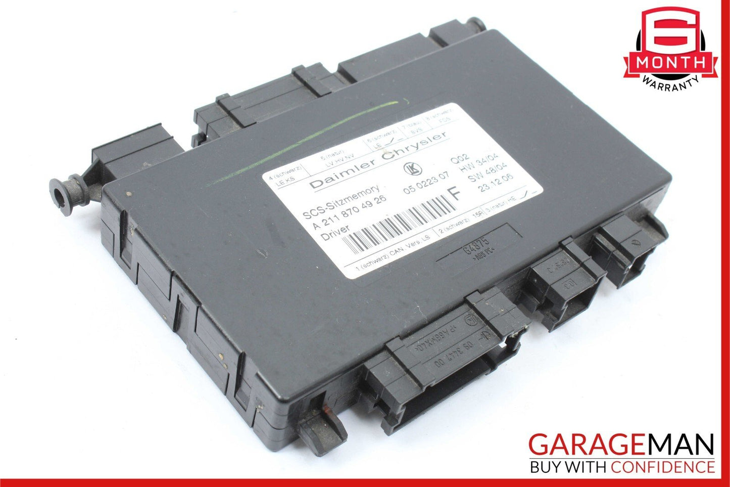 03-11 Mercedes X164 GL450 GL550 CLS500 Front Left Driver Seat Control Module OEM