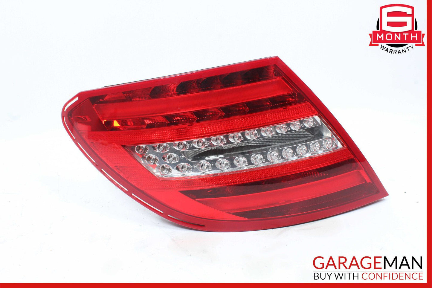 12-14 Mercedes W204 C250 C300 C350 Tail Light Lamp LED Left Driver Side OEM