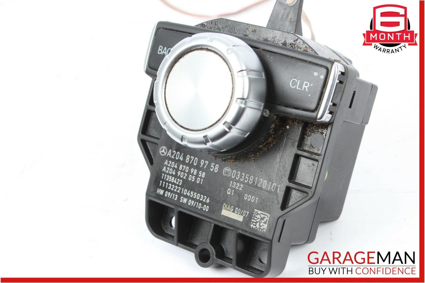 12-14 Mercedes E350 C250 Center Console Head Unit Controller Knob Multi Switch