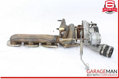 11-16 Mercedes X166 GL450 S550 Left Turbocharger Turbo Charger Manifold OEM