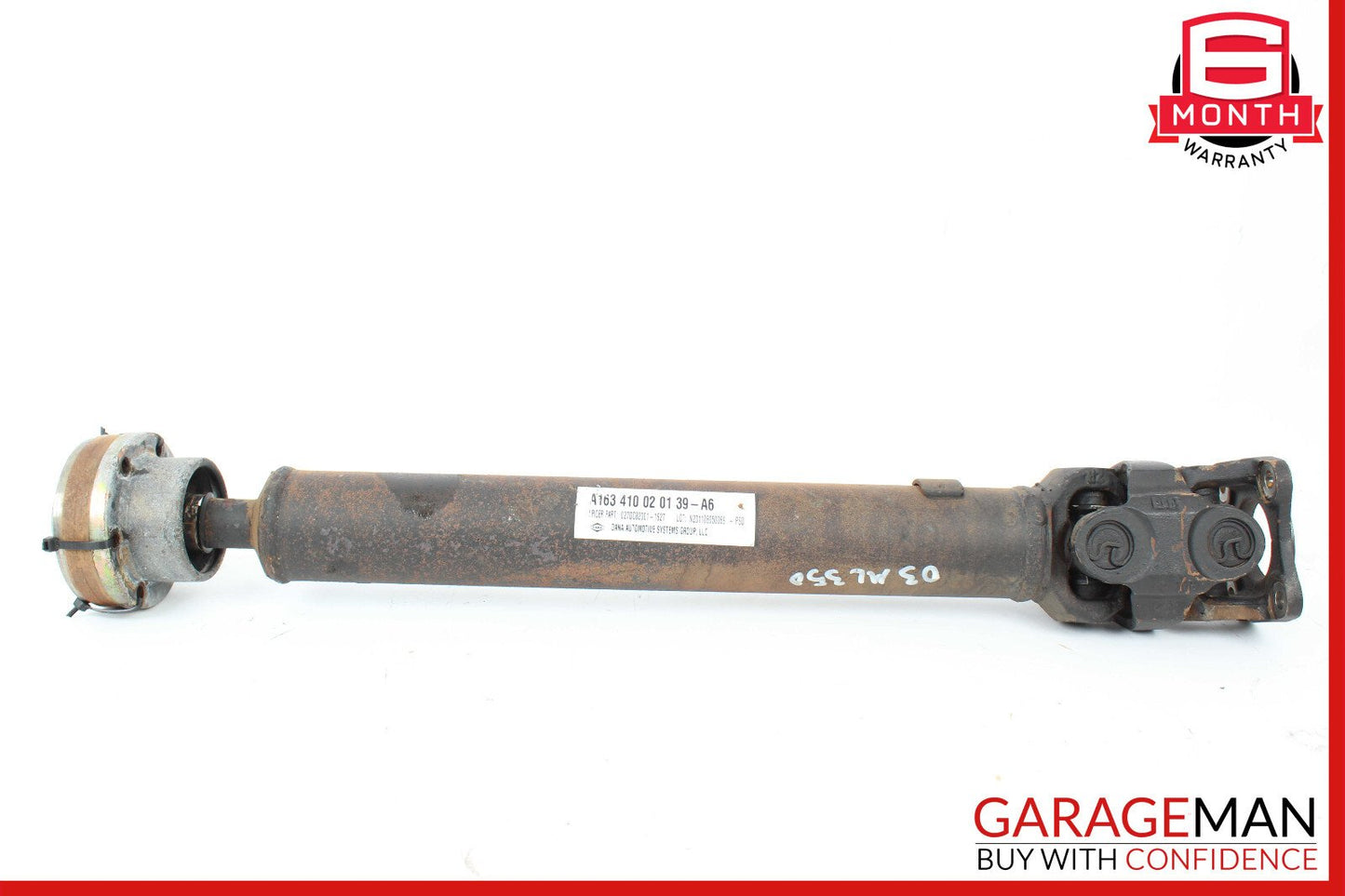 98-05 Mercedes W163 ML320 ML350 Front Drive Shaft Driveshaft Axle 1634100201 OEM