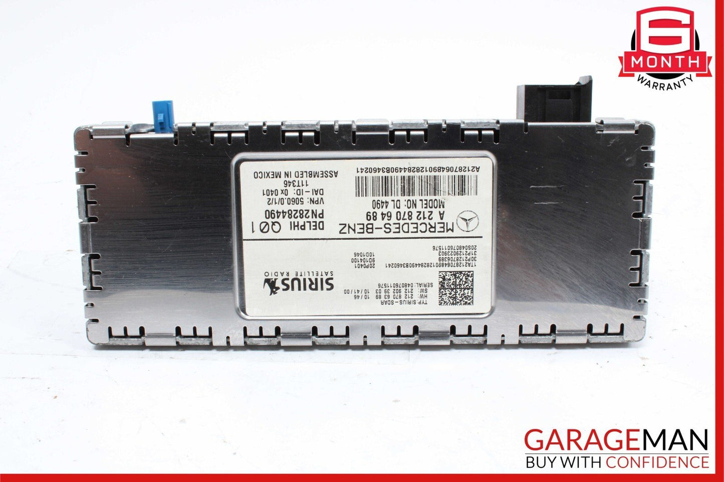 12-14 Mercedes W204 C250 CLS500 Sirius Satellite Radio Receiver Control Module