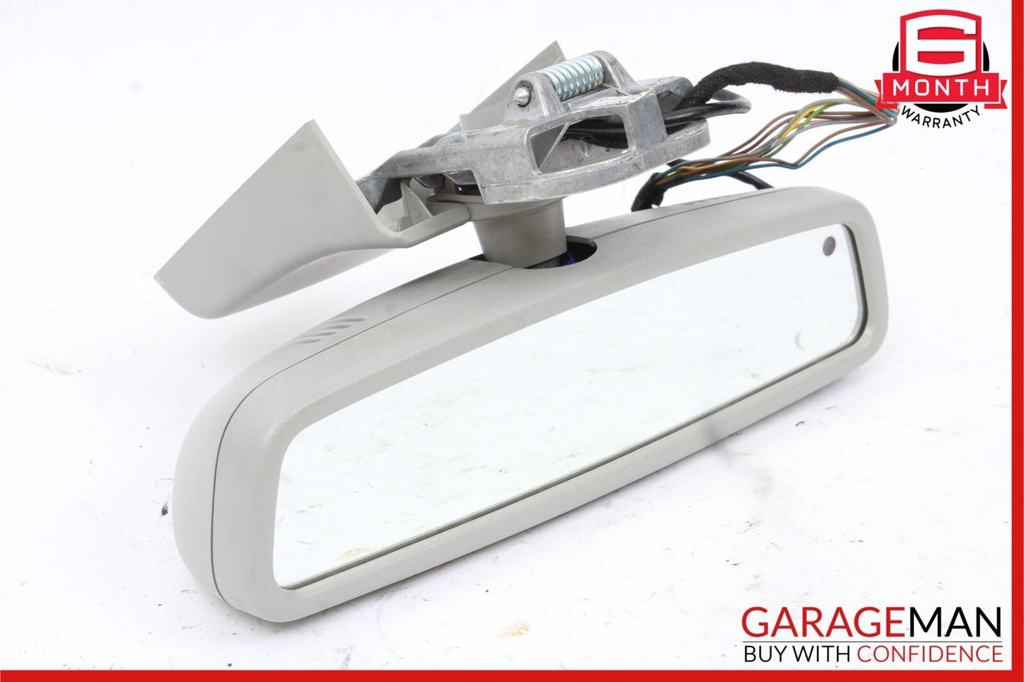 07-09 Mercedes W221 S550 Interior Top Upper Rear View Inside Dim Mirror Gray OEM