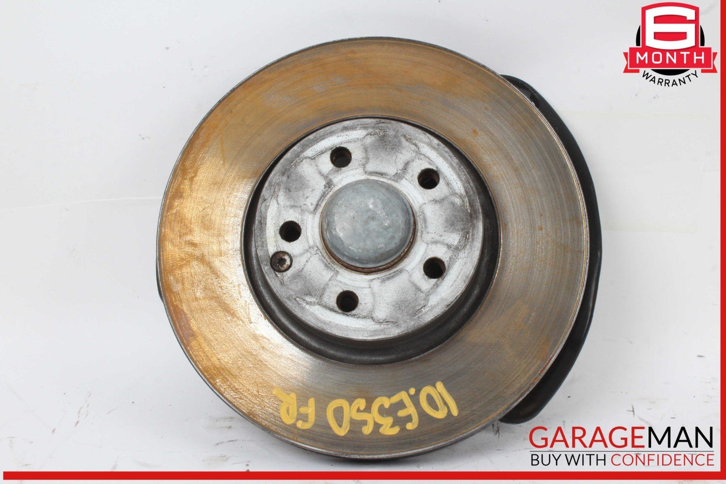 10-16 Mercedes W212 E350 Front Right Side Spindle Knuckle Hub w/ Rotor Disc OEM