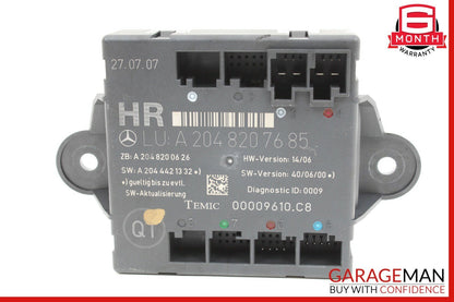 08-14 Mercedes W204 C300 C350 Sedan Rear Right Side Door Control Module Unit
